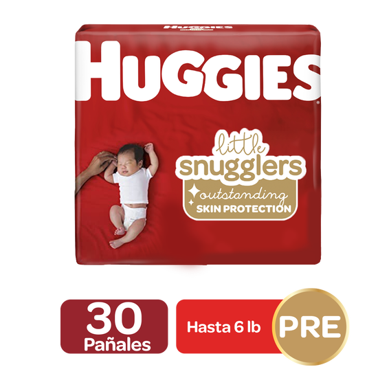 Pañales Huggies Little Snugglers Preemie; 30uds