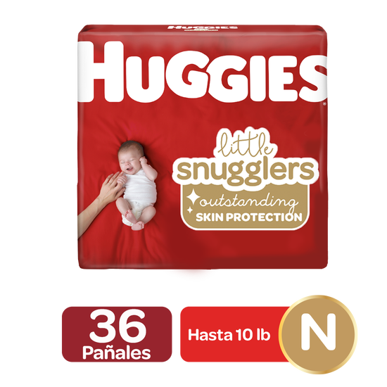 Pañales Huggies Little Snugglers Newborn; 36uds